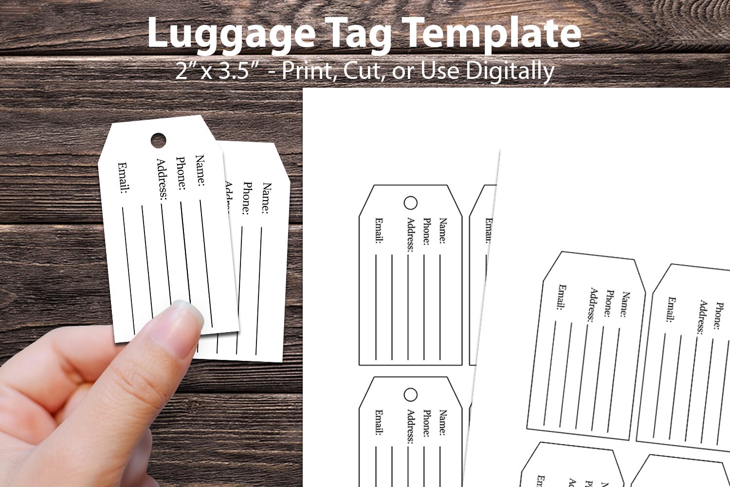 Printable Baggage Tag Ubicaciondepersonas cdmx gob mx