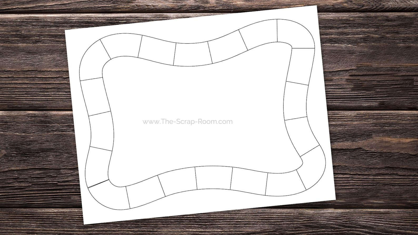 Printable Blank Board Game Templates Game Design Printable Game Diy ...