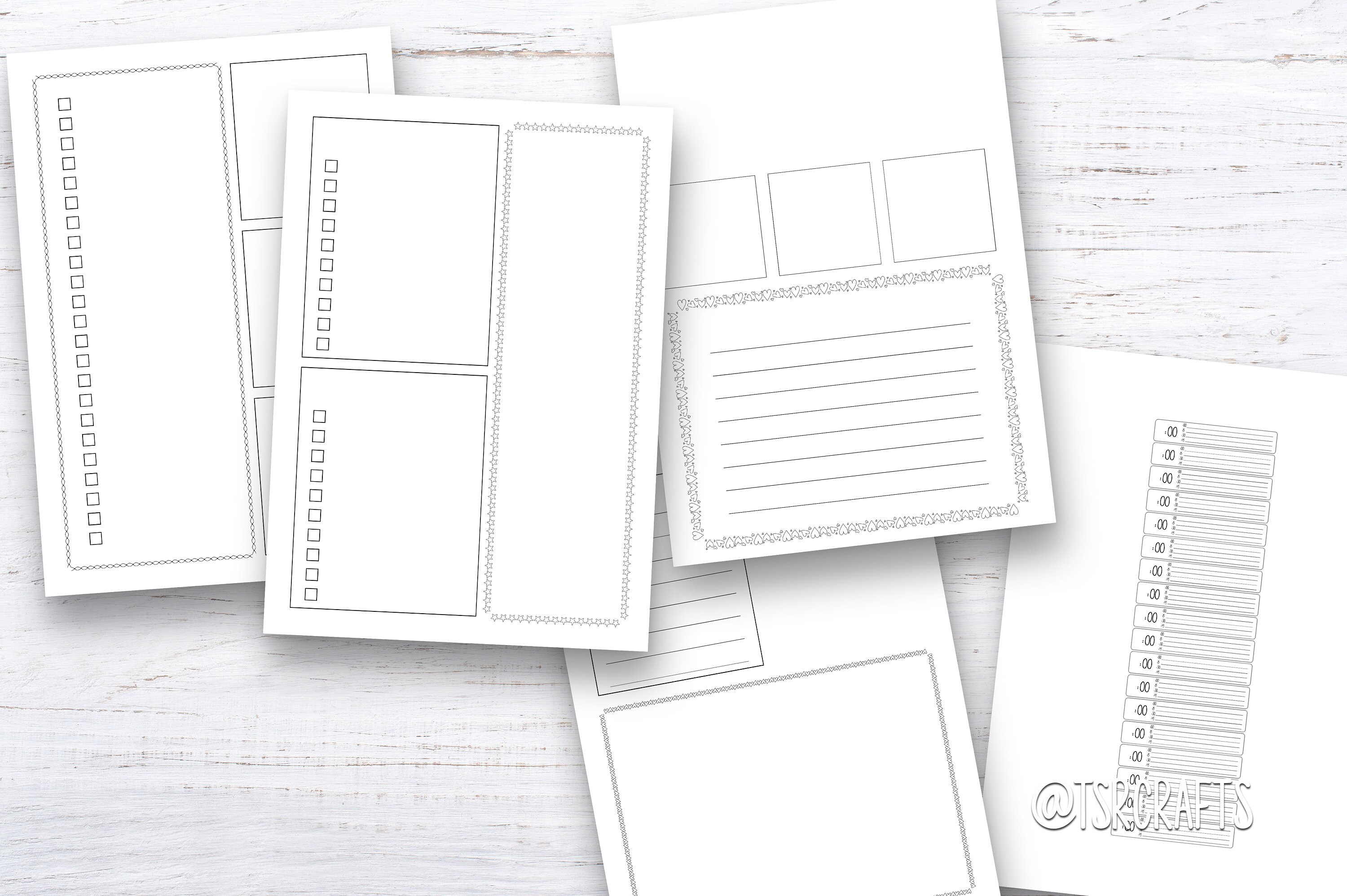Printable Planner Templates / Printable Planner Inserts / - Etsy