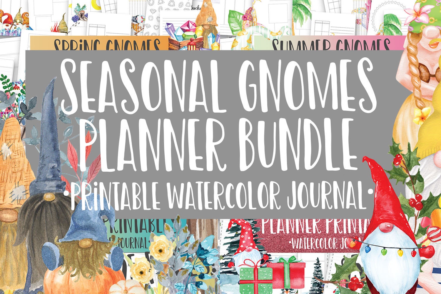 GNOME Planner Mega Bundle: Printable Gnome planner planner | Etsy