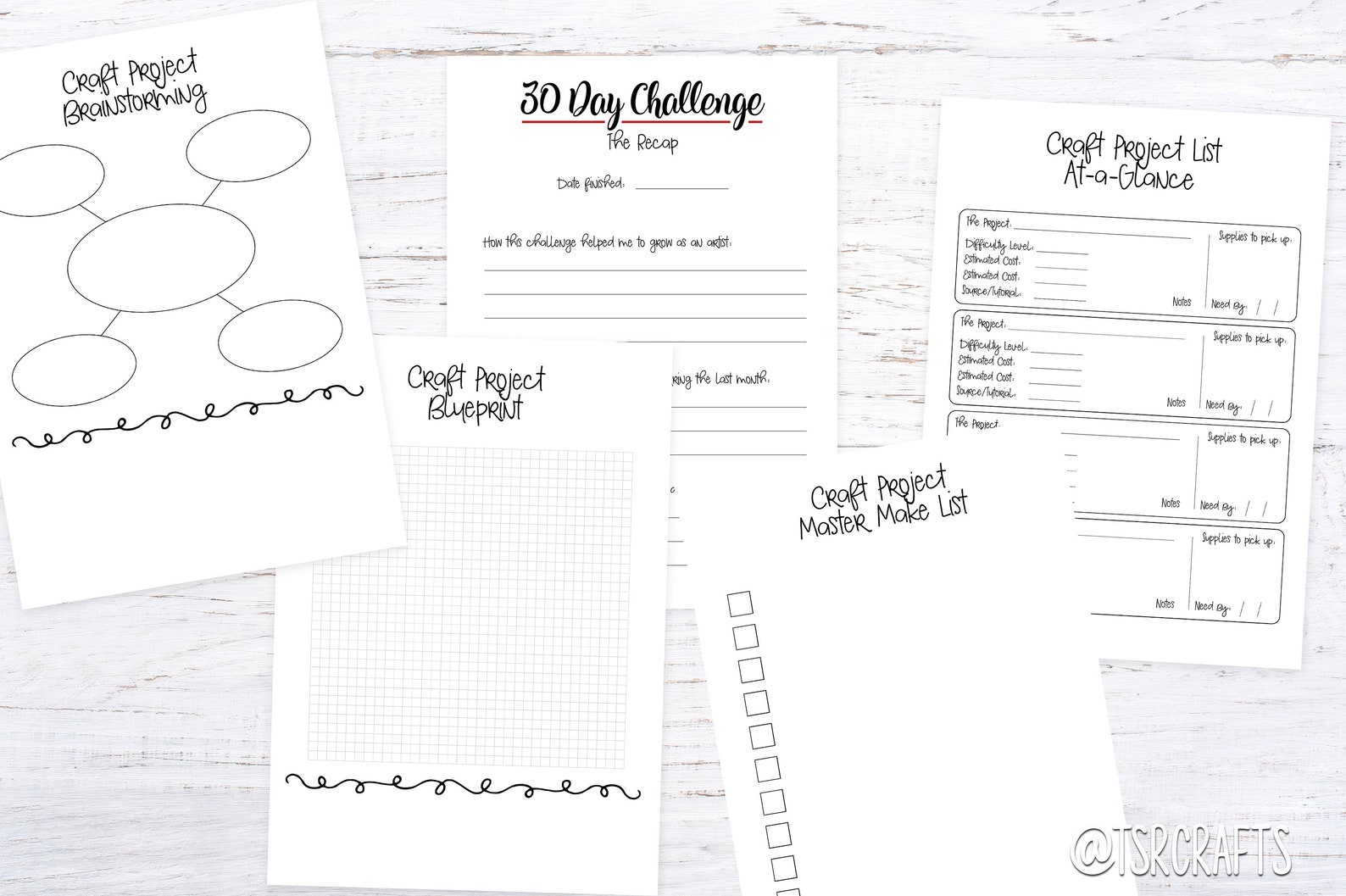 Creativity and Brainstorming Printable Planner Bundle Planning Tools ...