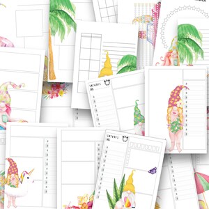 GNOME Planner Mega Bundle: Printable Gnome Planner, Planner Inserts ...