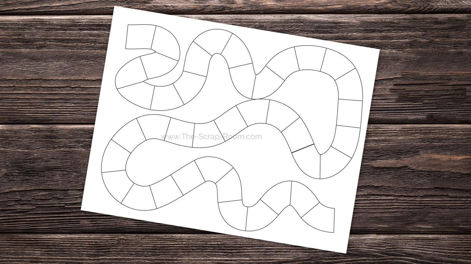Printable Blank Board Game Templates Game Design Printable Game Diy ...