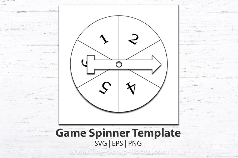 Spinner Template.pdf Game Spinner Wheel Template Blank Spinner Game Piece Diy Game Spinner ...