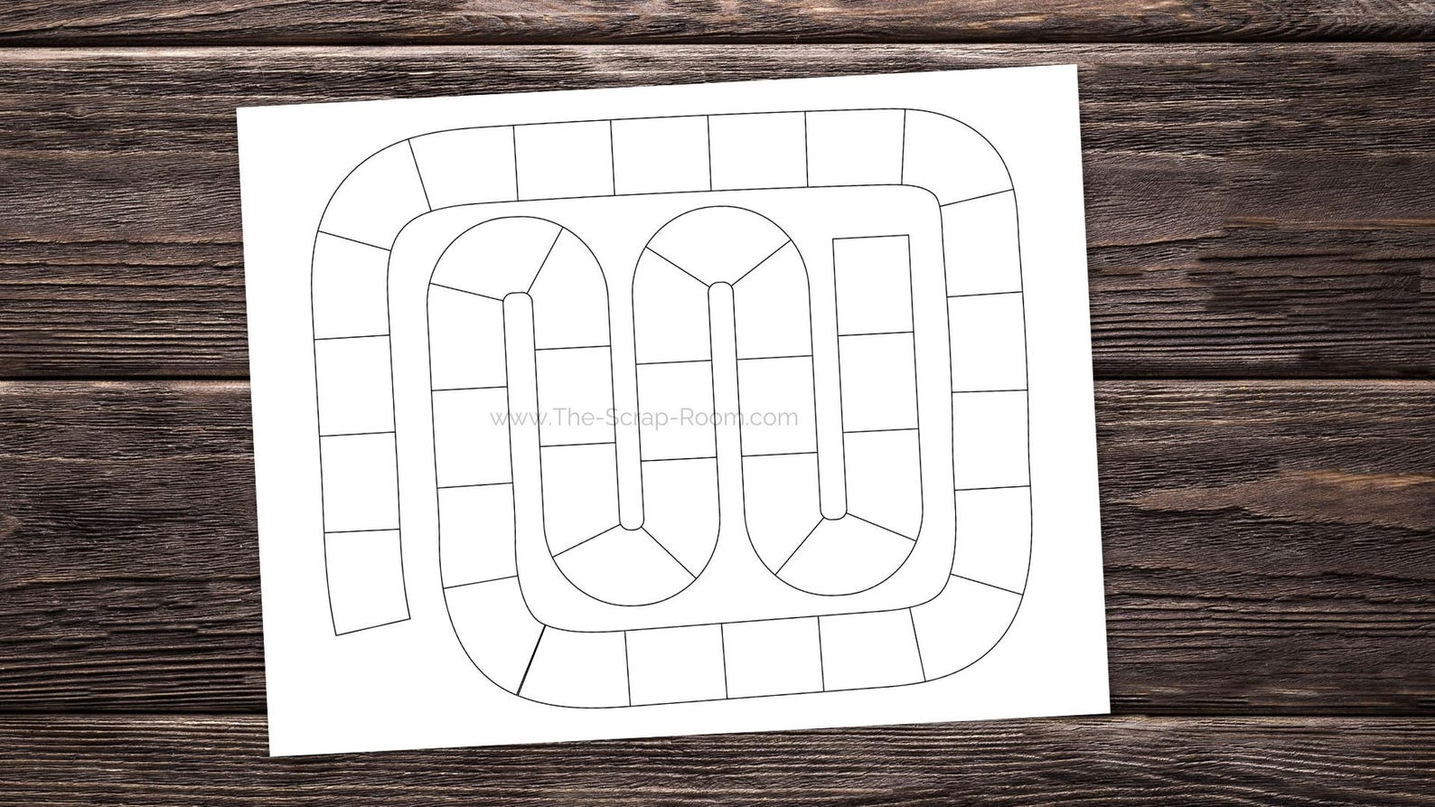 Printable Blank Board Game Templates Game Design Printable Game Diy ...