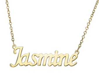 Name Necklace, Baby Necklace, Custom Name Necklace, Initial Name, Personalized Jewelry, Everyday Jewelry, Solid Gold K14, Mother's Day Gift