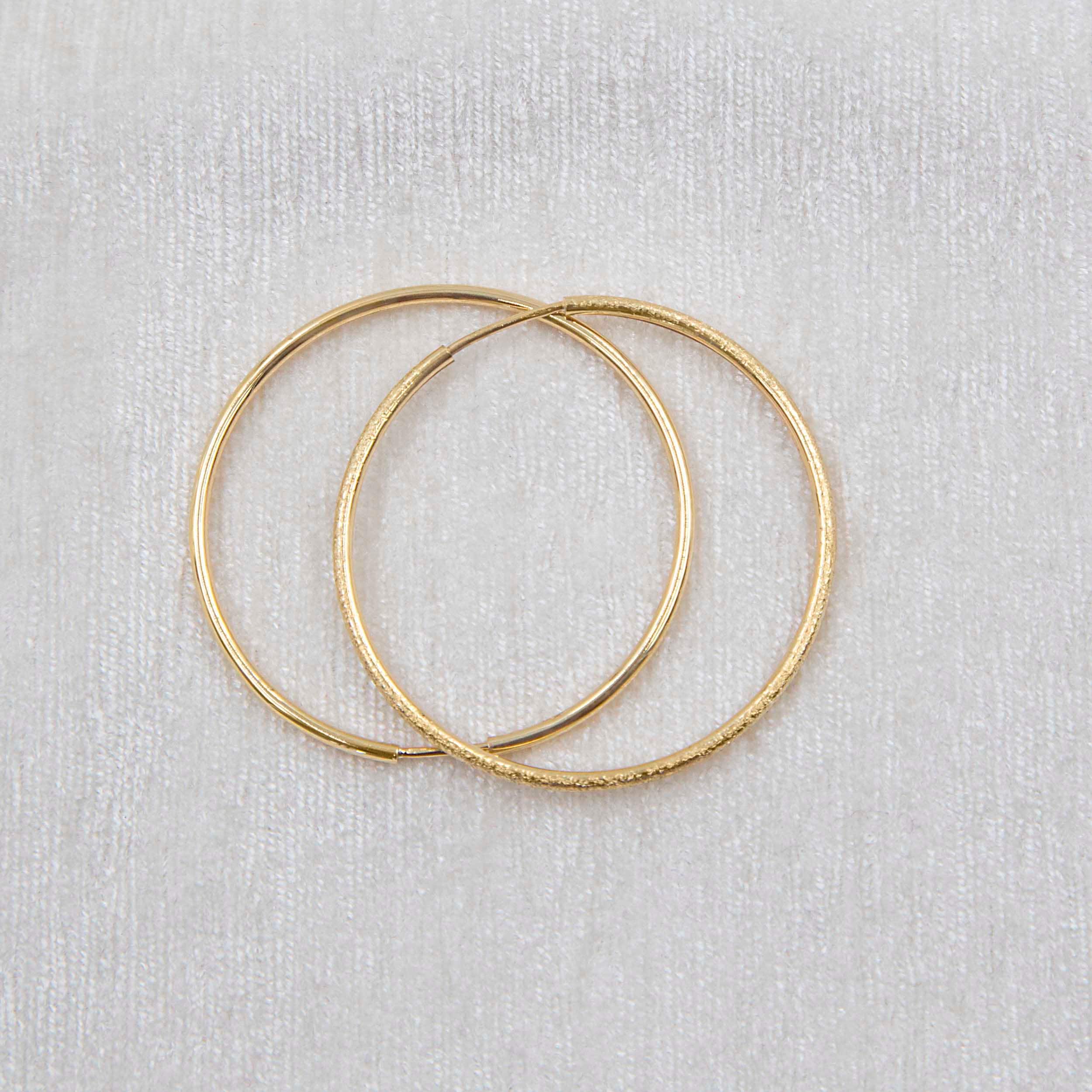 one gram gold hoop earrings