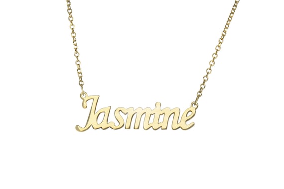 Custom Name Necklace – Baby Gold