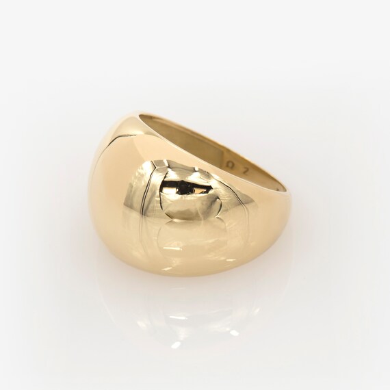 Gold dome cheap ring womens