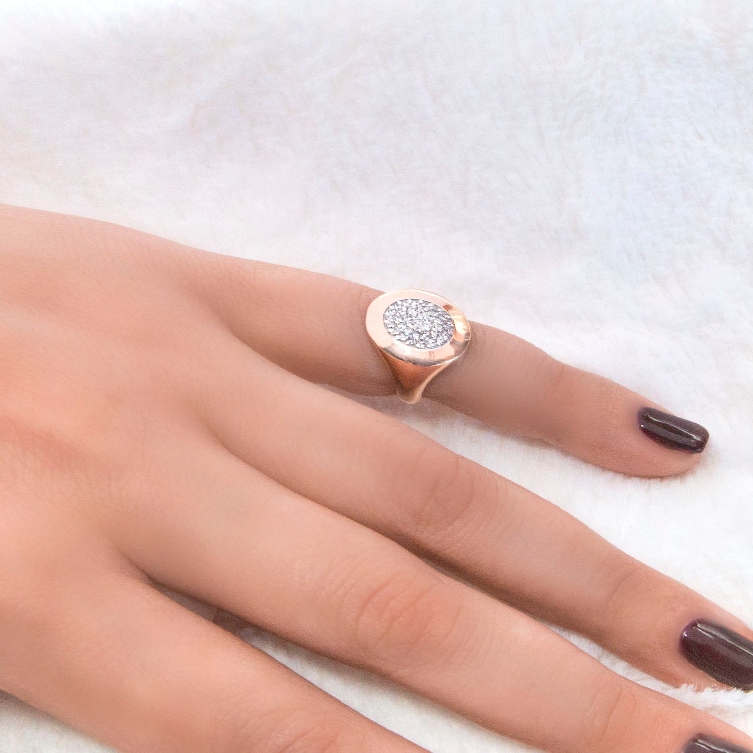 Gold Ring, Pinky Ring, Gold Pinky Ring, Gemstone