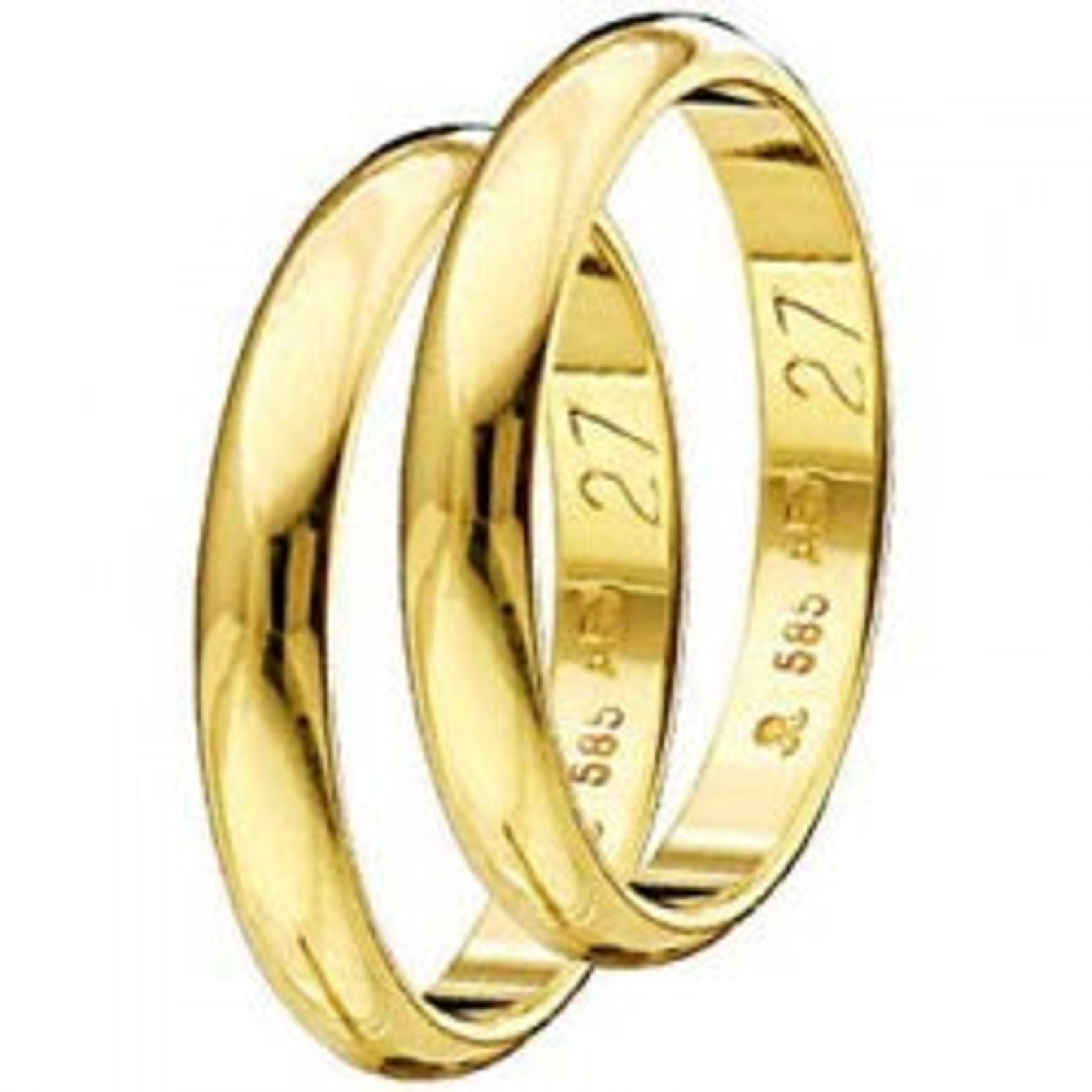 Wedding Band Gold Wedding Ring Classic Gold Band Simple Etsy