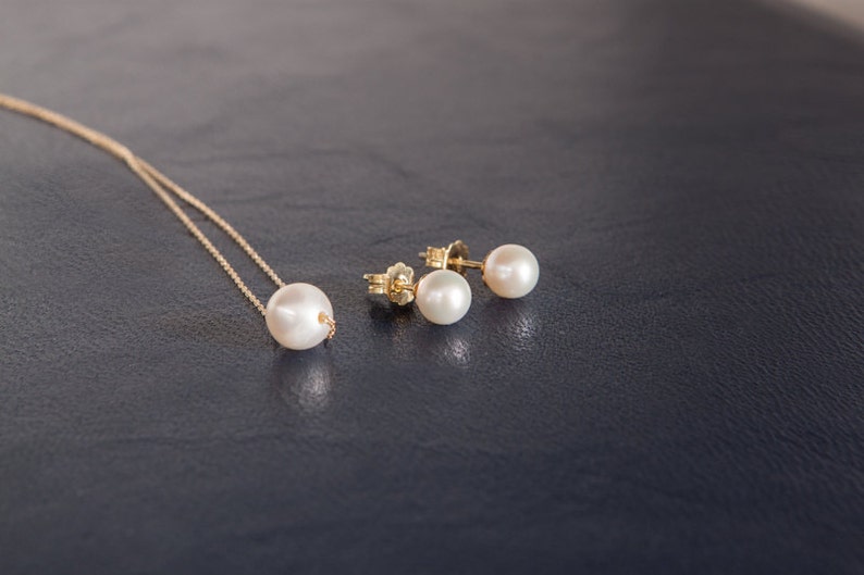 Pearl Earrings Pearl Stud Earrings Gold Pearl Earrings Wedding Earrings Stud Earring Round Pearl White Pearl Earrings Post Earrings