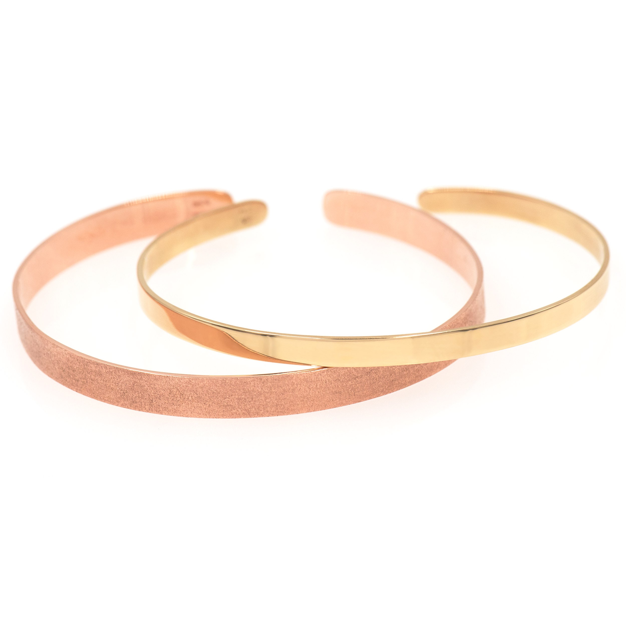 Plain Solid Gold 4mm Bracelet, Gold Cuff Bracelet,Solid Gold Cuff, Open