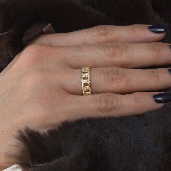 Diamond cheap chain ring