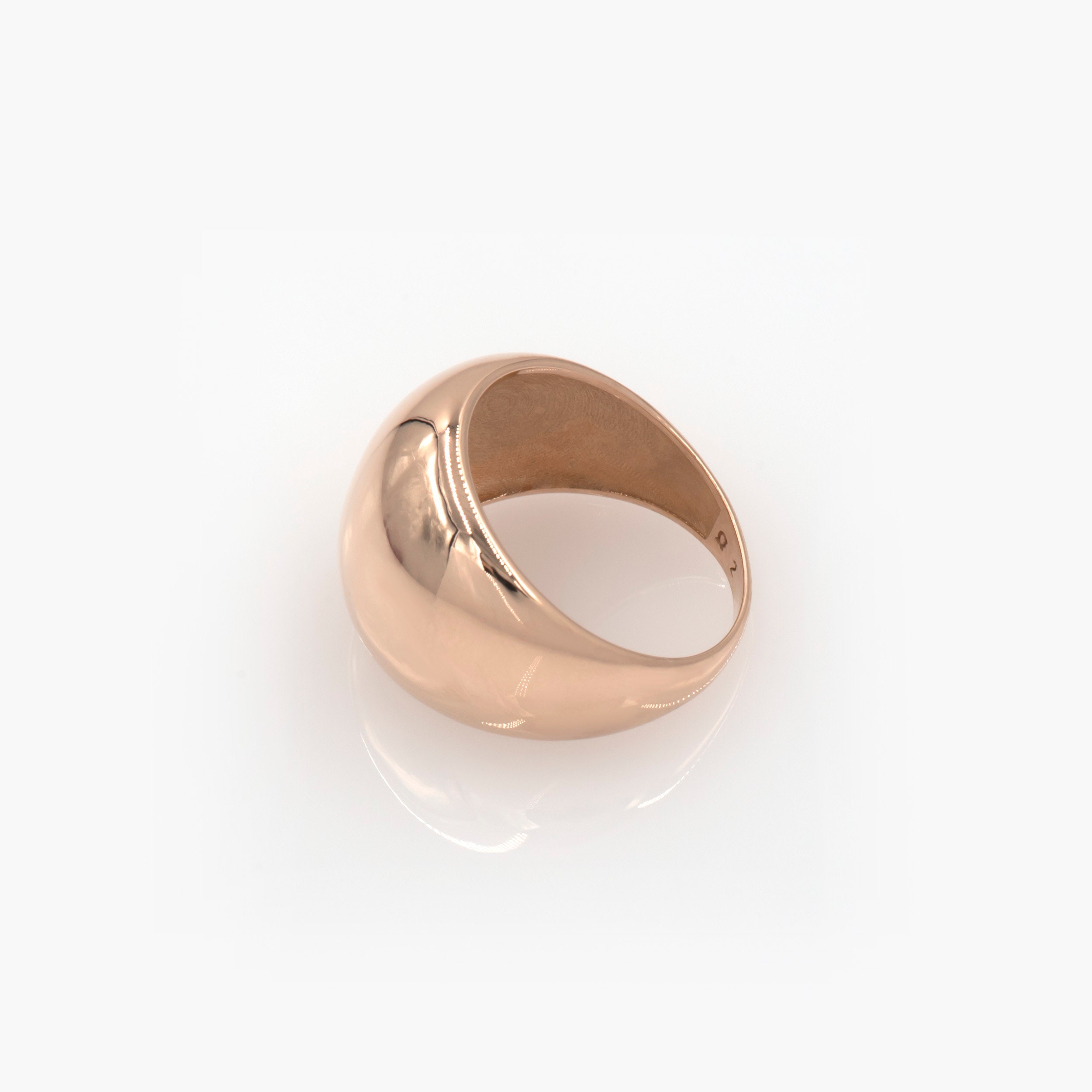 14k Gold Dome Ring / Dome Ring Gold / Statement Ring / Gold Etsy UK