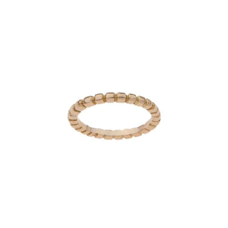 Scalloped Band, Gold Thin Band, Gold Stacking Band, Wedding Band, 14k