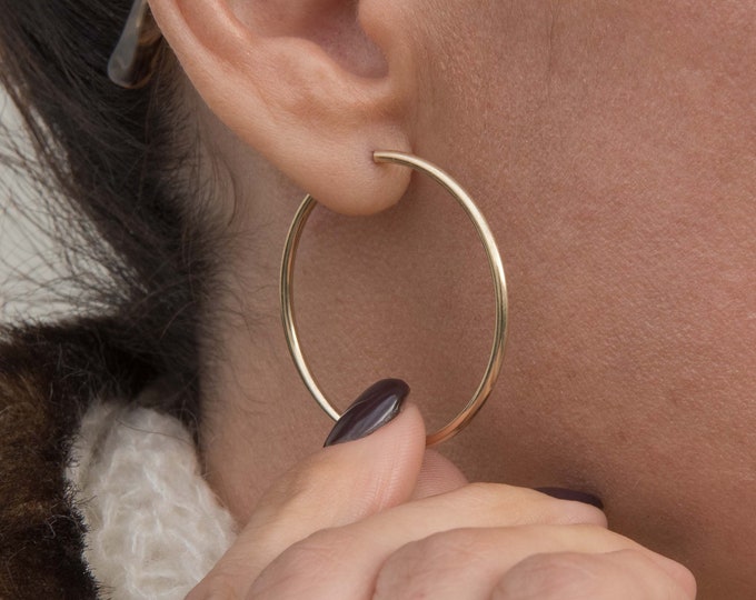 AkariH hoop pierced gold 美品 www.krzysztofbialy.com