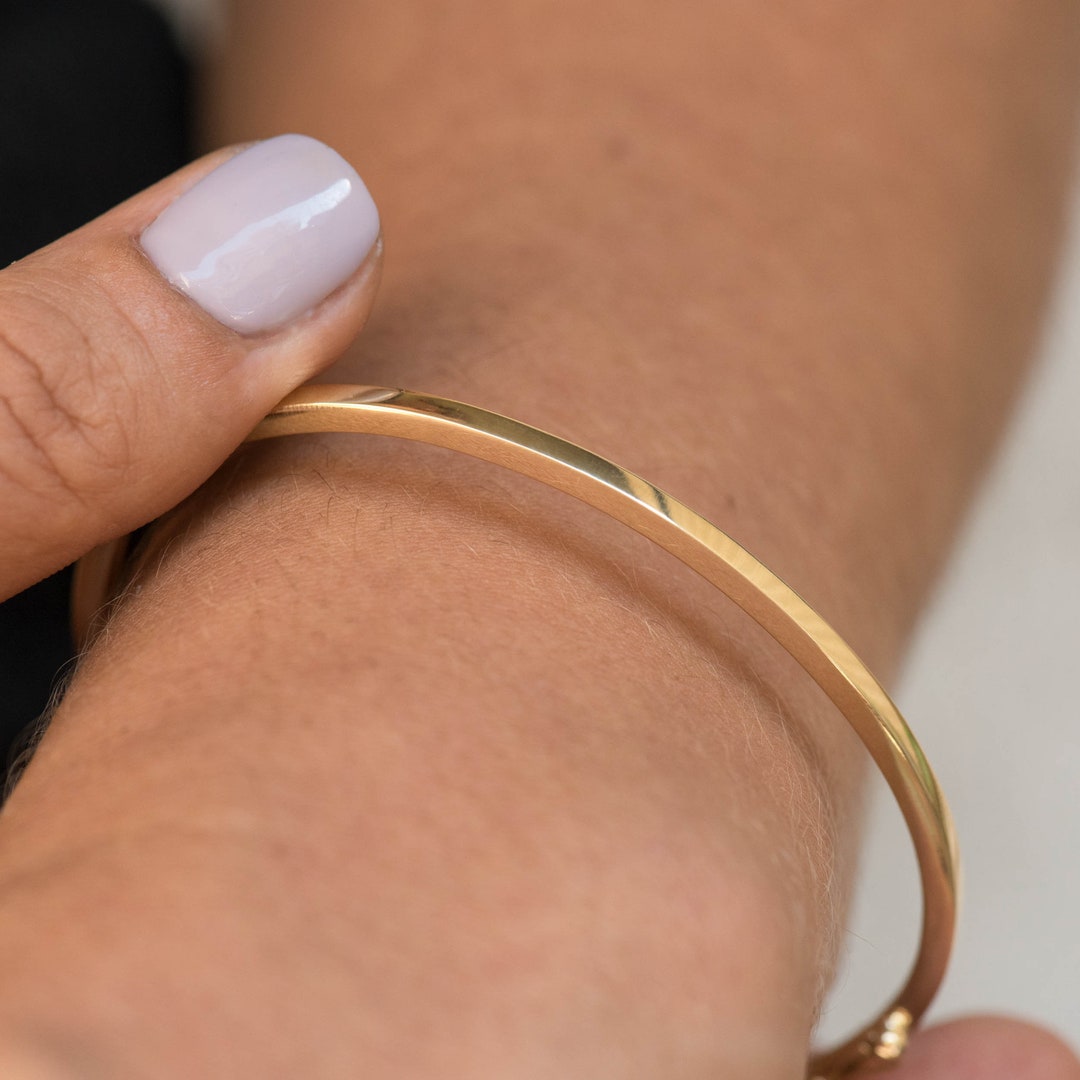 Success 18K Gold Over Sterling Silver Stacking Cuff Bracelet | Sonia Hou –  SONIA HOU