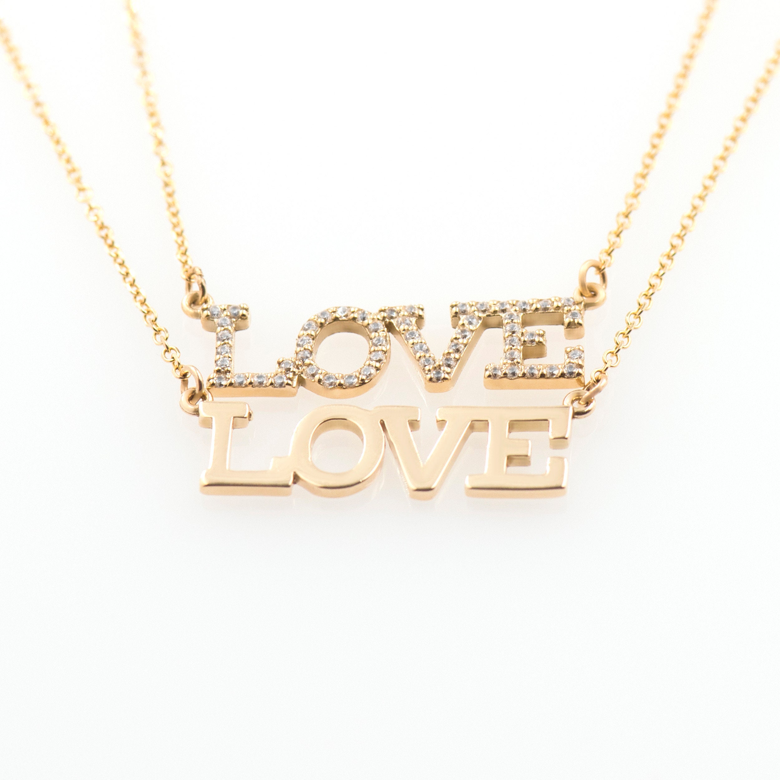 Gold Love Necklace