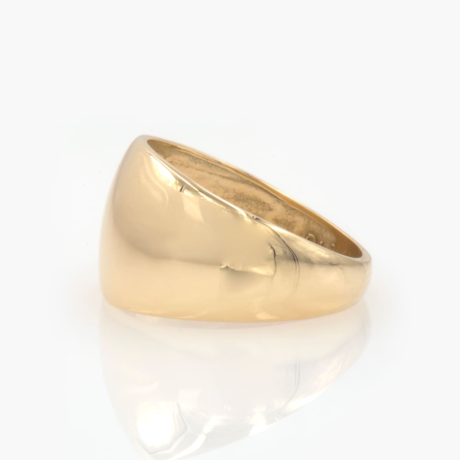 Gold Wide Signet Ring Pinky Signet Ring Solid Gold 14k Pinky - Etsy