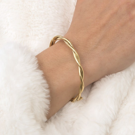 Gold Twisted Cobra Bracelet – Accessory Concierge