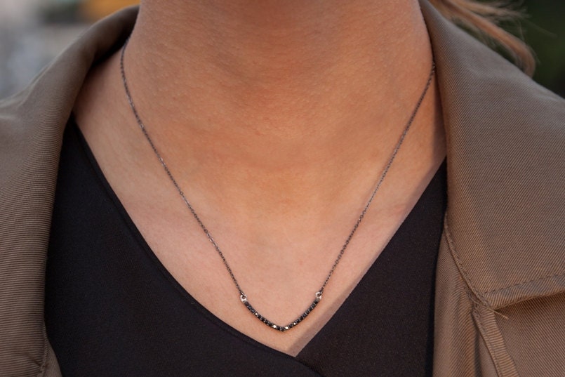 deep v neck necklace