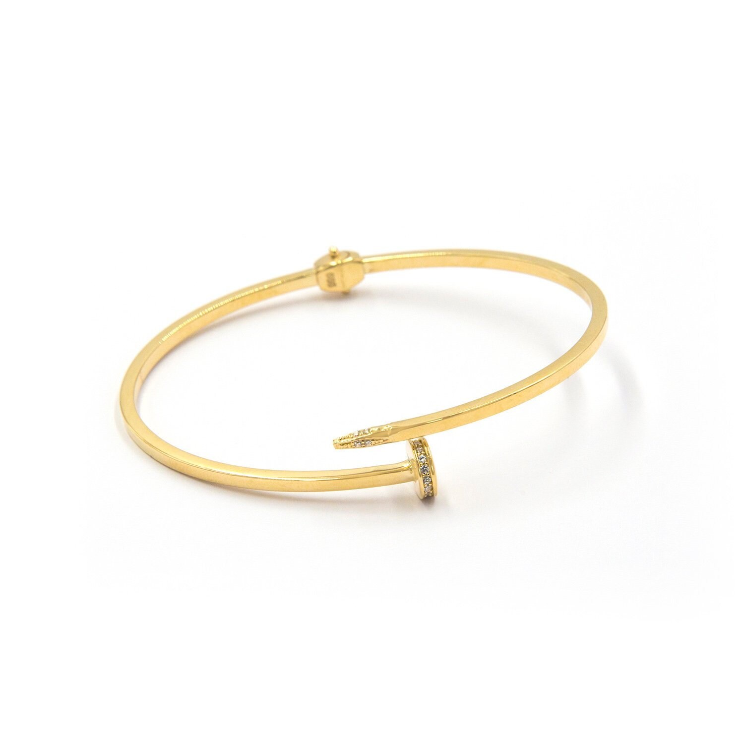 Nail Bracelet Gold Bangle Bracelet Cuff Bracelet Open Bracelet Nail