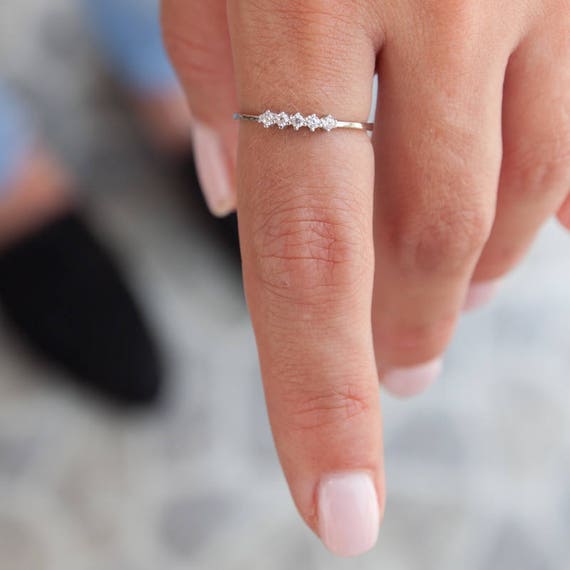 Mothers day rings 5 stones clearance