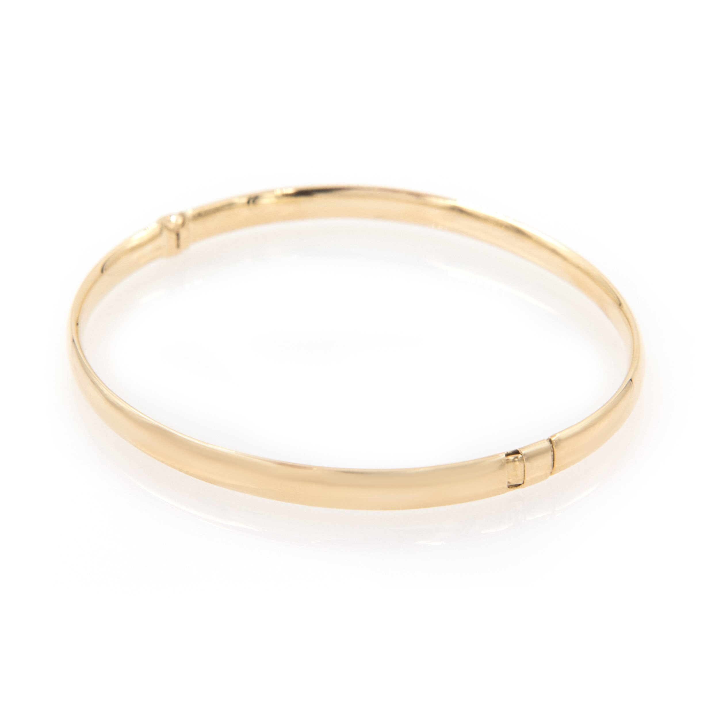 Classic Gold Bracelet, Gold Bangle Bracelet, Smooth Gold Bangle, Wide