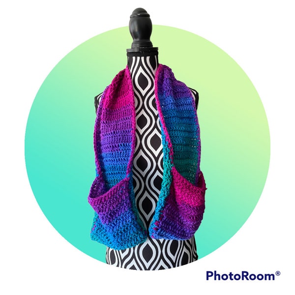 Northern Lights Pocket Scarf