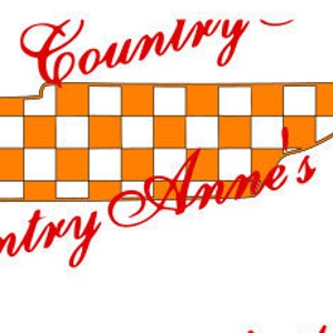 SVG PNG DXF EPS-Ai Wpc gesneden bestand voor silhouet, Cricut, Pazzles, ScanNCut "Checkered staat Tn" svg - elke staat kan doen