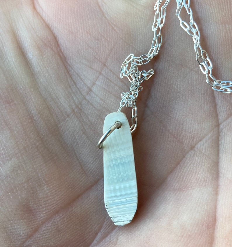 Wampum Feather Necklace.