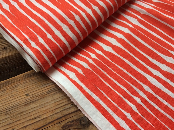 Tkanina lniana Marimekko, pół metra, szerokość 150 cm