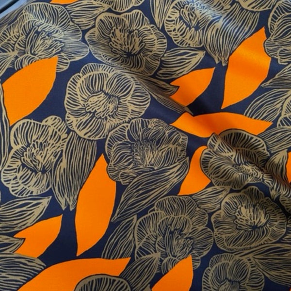Coton de qualité tapisserie d'ameublement Marimekko, vendu par demi-mètre, Finlande