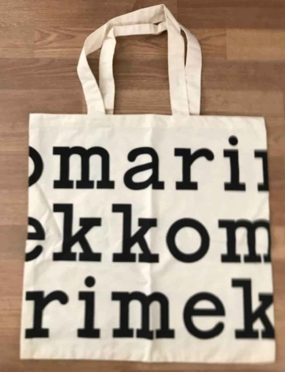 Marimekko Logo Tote Bag, 6 Different Colors to Choose From