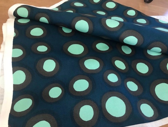 Marimekko Petrooli heavy upholstery cotton canvas fabric sold | Etsy