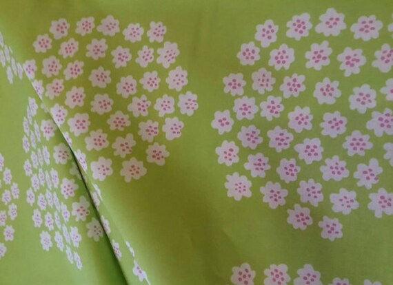 1 2 Yards Marimekko Puketti Fabric Lime Green 18x56 Etsy