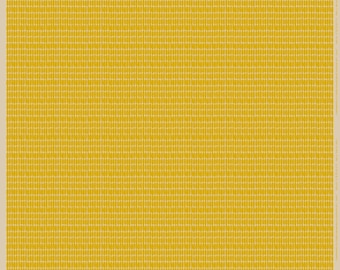 Marimekko cotton/ linen yellow Alku  fabric, from Finland, sold by half yard