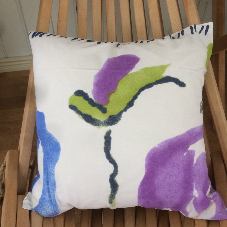 Finland gray purple Marimekko Siirtolapuutarha pillow cushion case 45cm 18/"