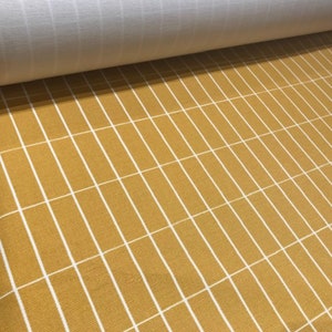 Marimekko Pieni Tiiliskivi stuk katoenen canvas van stofferingkwaliteit, verkocht op halve meter, voor bakken en tassen, Finland