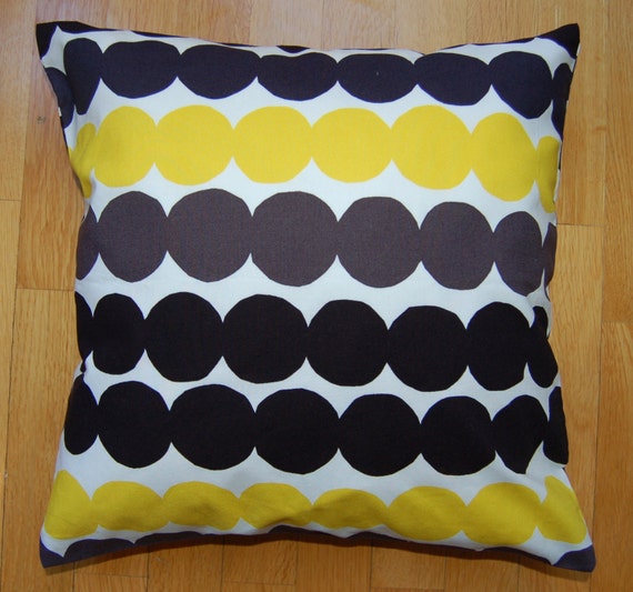 Rasymatto Pillow Case Handmade From Marimekko Cotton Fabric Etsy