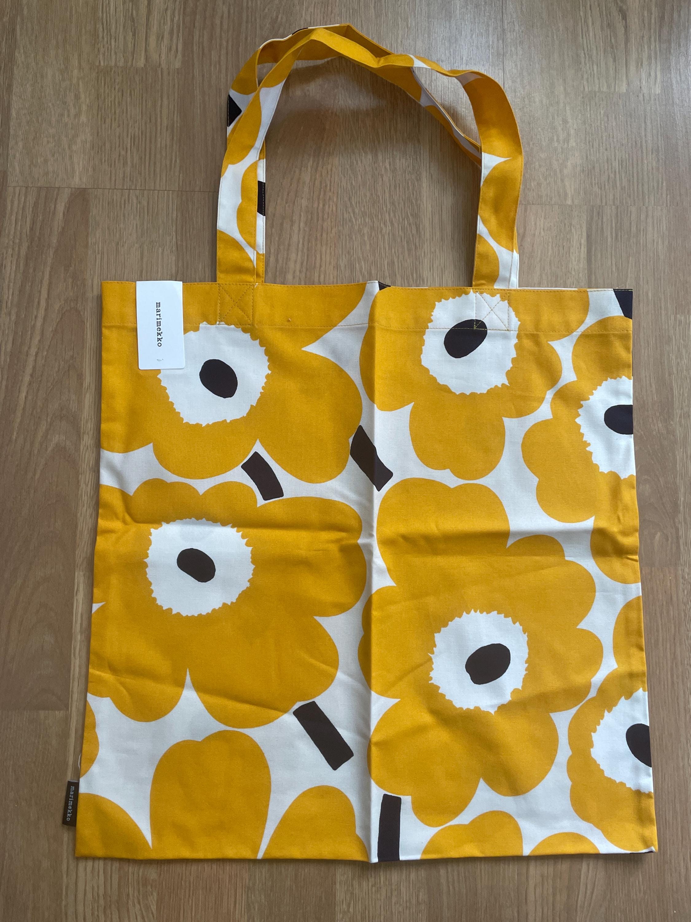 【未使用】marimekko マリメッコ Pieni Unikko イエロー Marimekko Pieni Unikko Tote Bag, Yellow - Etsy