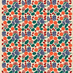 Marimekko Linen / Cotton Pieni Tori fabric, from Finland, sold by half yard, Finland