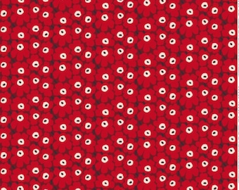 Marimekko Rosarium Cotton Fabric, Pink, Sold by Half Yard