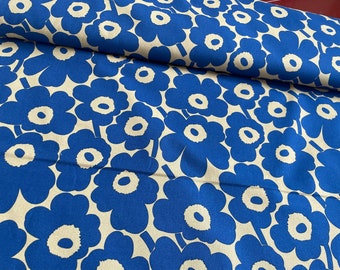 【 marimekko】Big KIVI ✖️2 Marimekko 2 Y BIG Unikko Heavy Cotton Fabric Piece, Two
