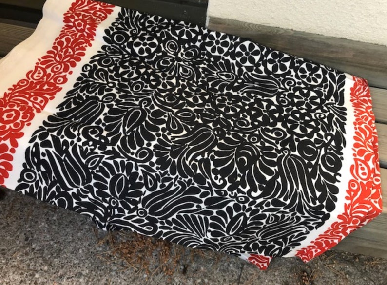 Marimekko Katjuusa cotton fabric sold by half yard piece for | Etsy
