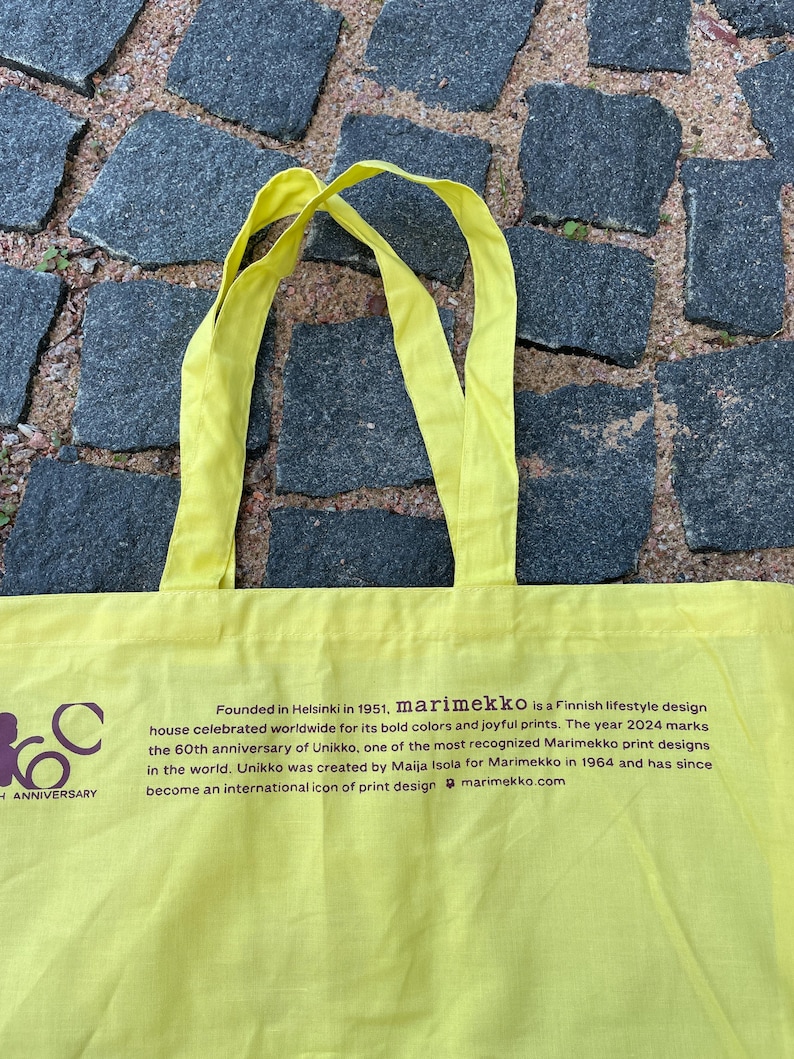 Marimekko Pikkuinen Unikko Tote Bag - Thumbnail 5