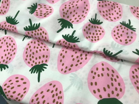 Marimekko Pink Pieni Mansikka Fabric, Sold by Half Yard - Etsy