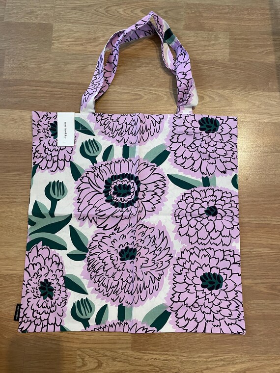 マリメッコ パープル ピエニ プリマベーラ トートバッグ - Etsy 日本