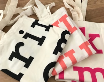 Marimekko Logo Tote Bag, 6 different colors to choose from